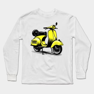 Scooter (yellow) Long Sleeve T-Shirt